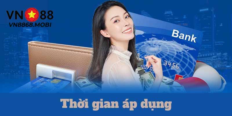 Thời gian diễn ra khuyến mãi nạp lần 2